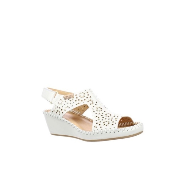 Pikolinos Womens Margarita White Slingbacks EUR 38 Medium (B, M) - Picture 1 of 6